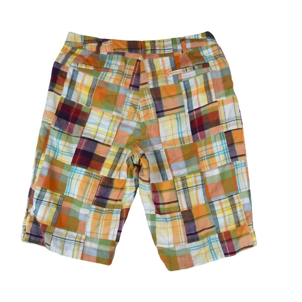 Pendleton Patchwork Madras Shorts Size 6 Preppy S… - image 2